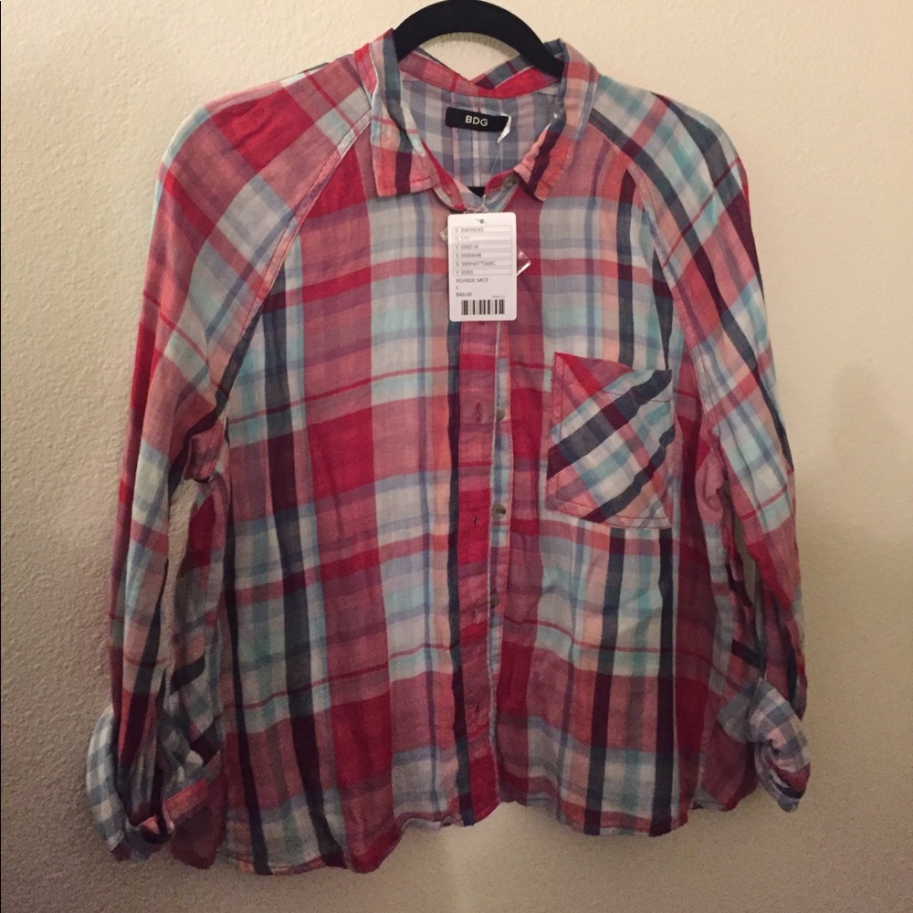 Brand New BDG Urban Outfitters Plaid Shirt