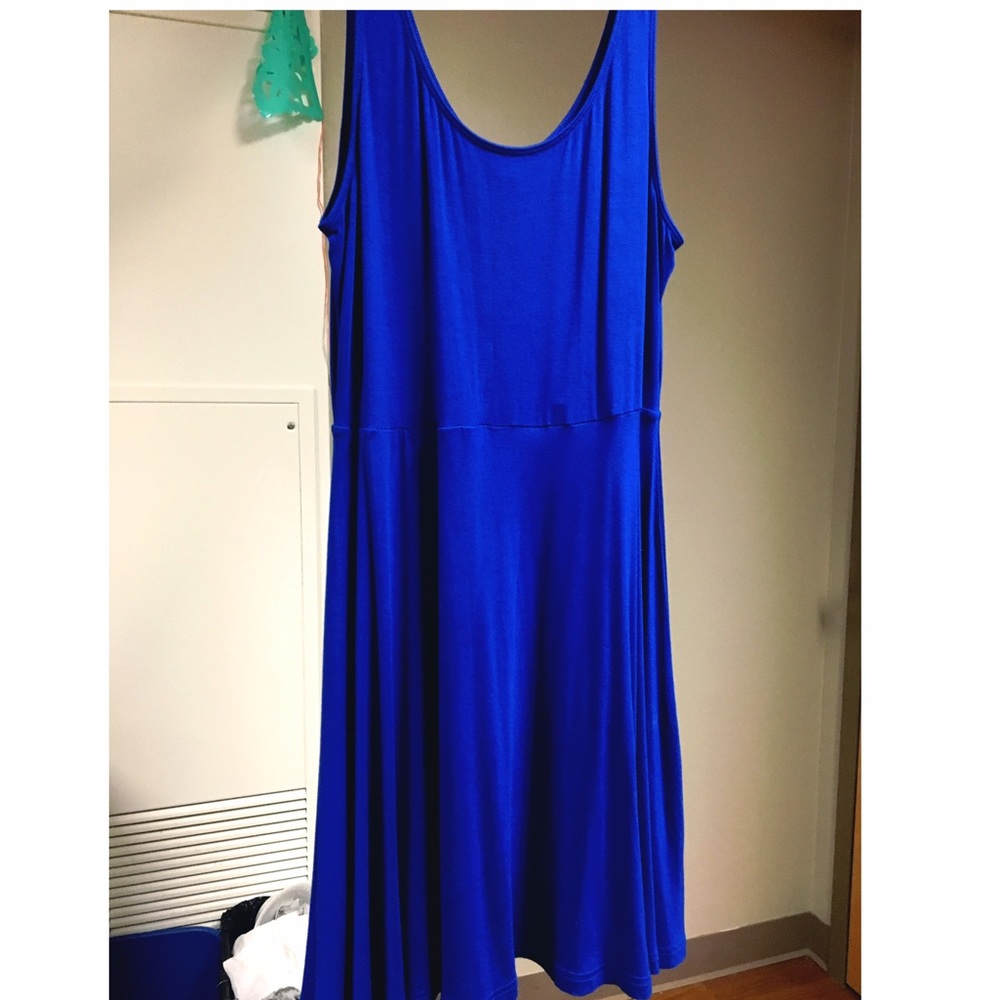 Cobalt Blue Casual Dress