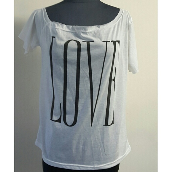 Tops - FINAL MARKDOWN Festival LOVE Slouchy Top Size XXL
