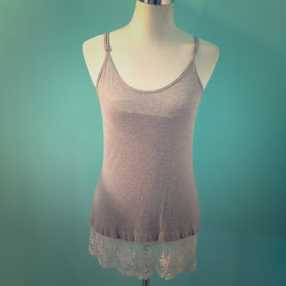 Tops - Lace Trimmed Tank