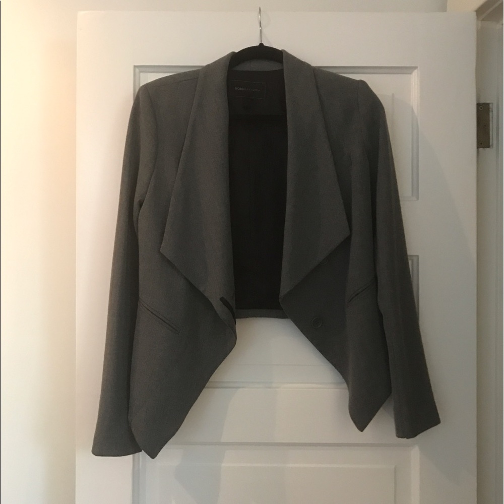 Bcbg grey blazer