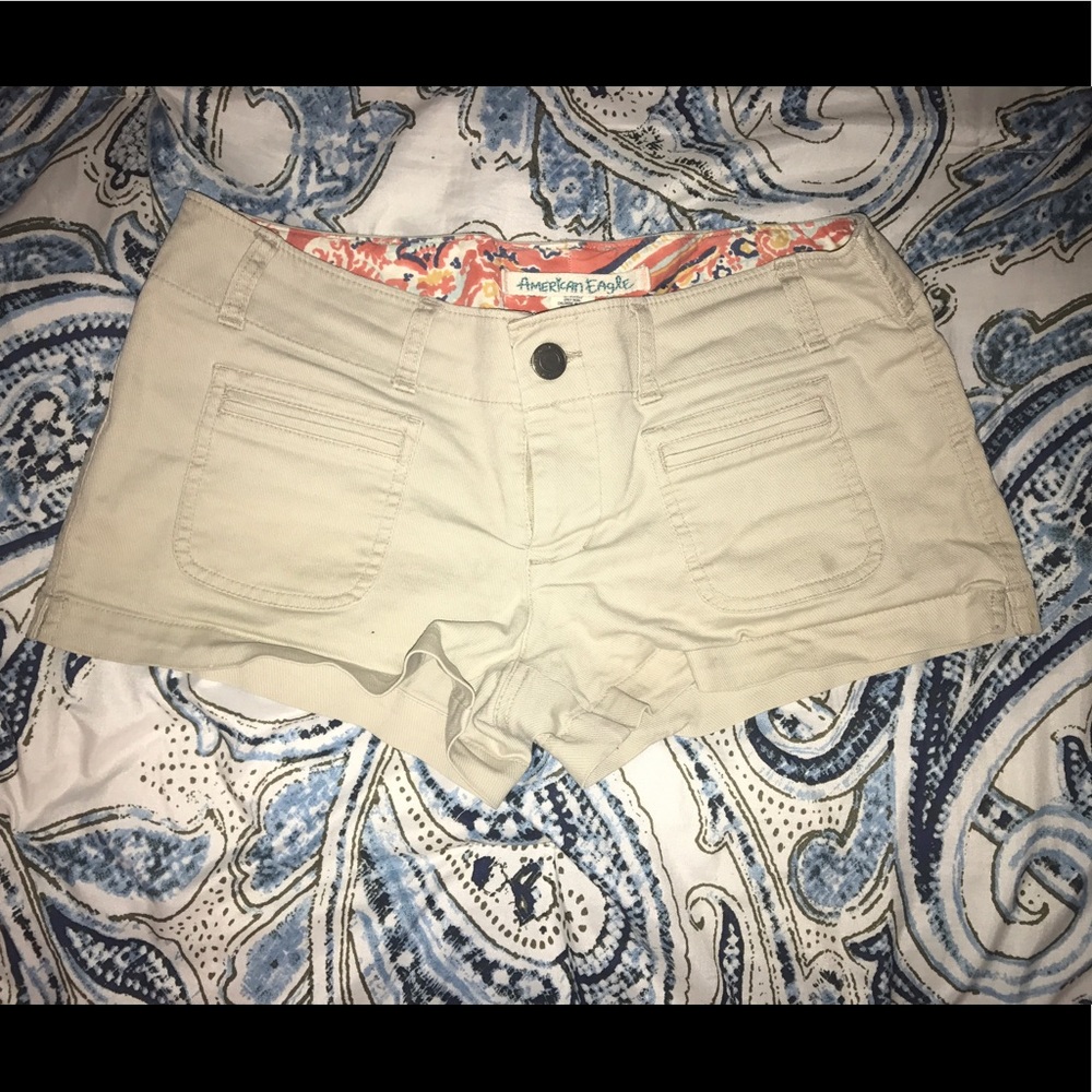 American Eagle Khaki Shorts