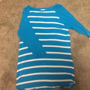 Lularoe Blue-Striped Randy