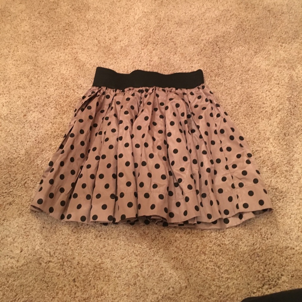 NEW Charlotte Russe short polka dot skirt in Small