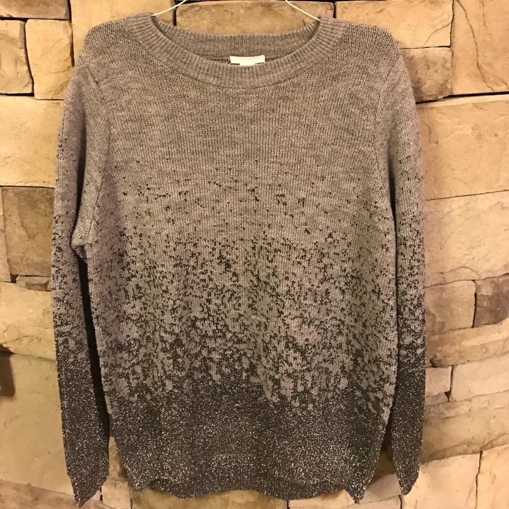 Sparkly grey sweater