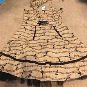 Hot Topic music note dress