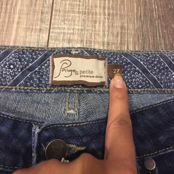 Authentic Paige jeans size 27 - Picture 2 of 2