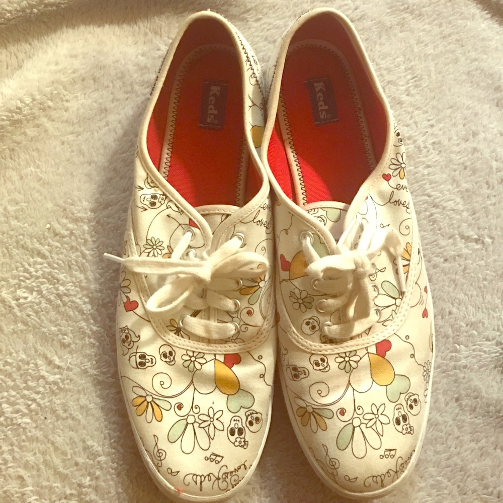 Keds skull canvas sneakers