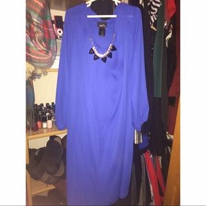 Never worn blue shift dress