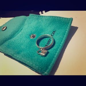 Authentic Tiffany & co lock ring. Steal!
