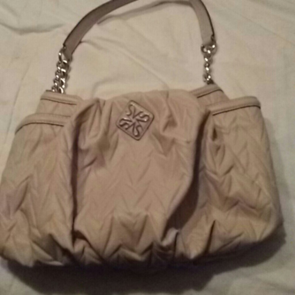 Simply Vera cream colored satchel