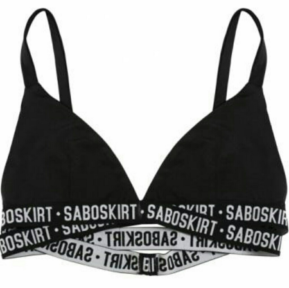 Black and Strappy Bikini - Picture 2 of 2