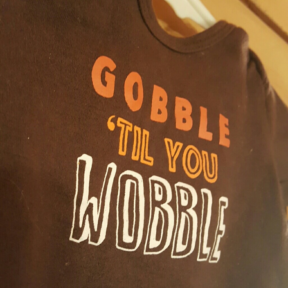 Thanksgiving Onesie and Daddy bibs