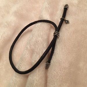 David Yurman Leather Bracelet