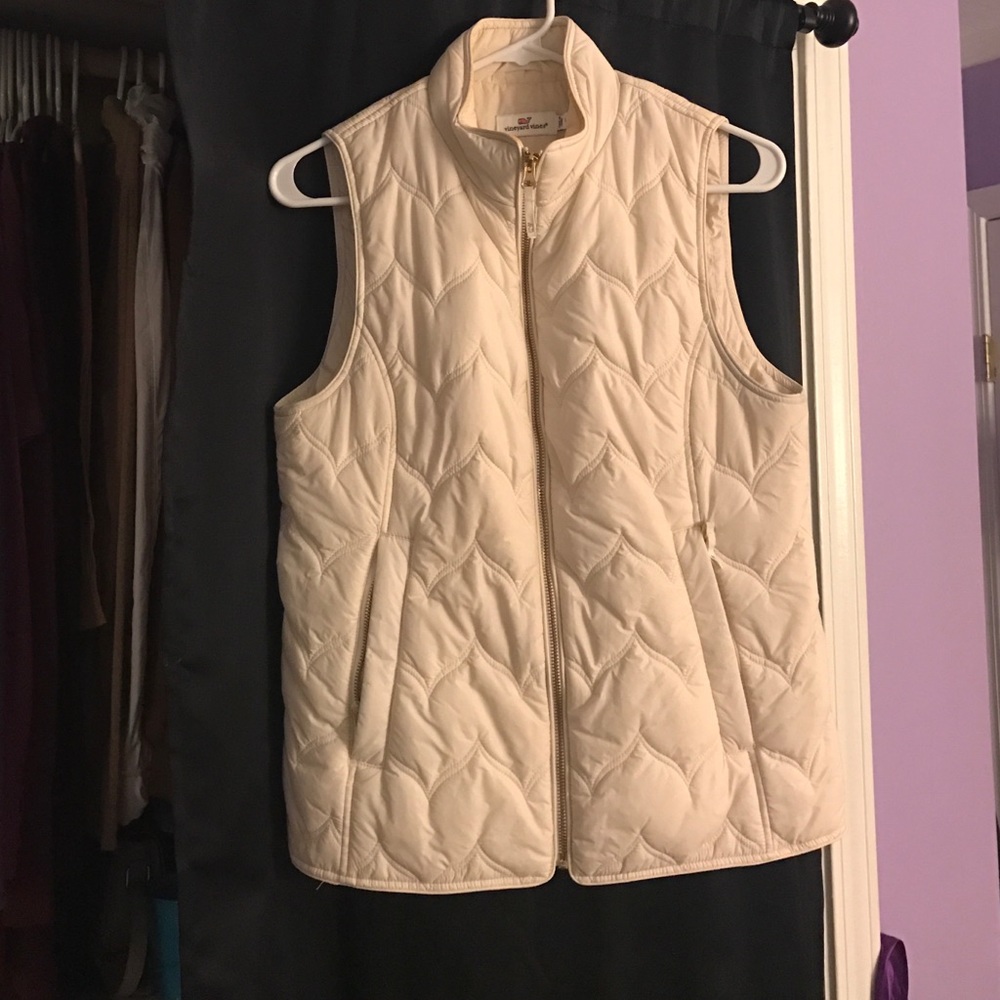 Cream colored vineyards vines vest!