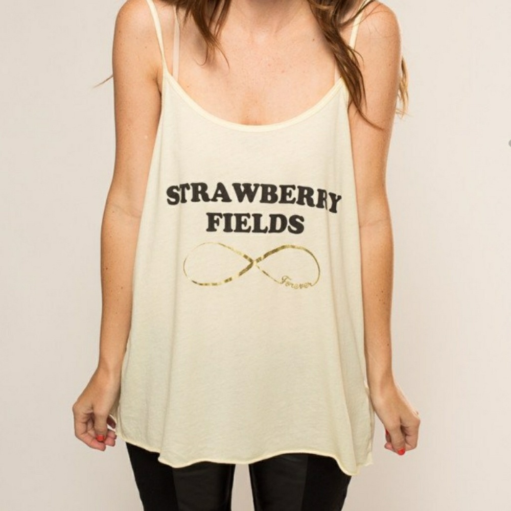 🌴Birdie Strawberry fields tank