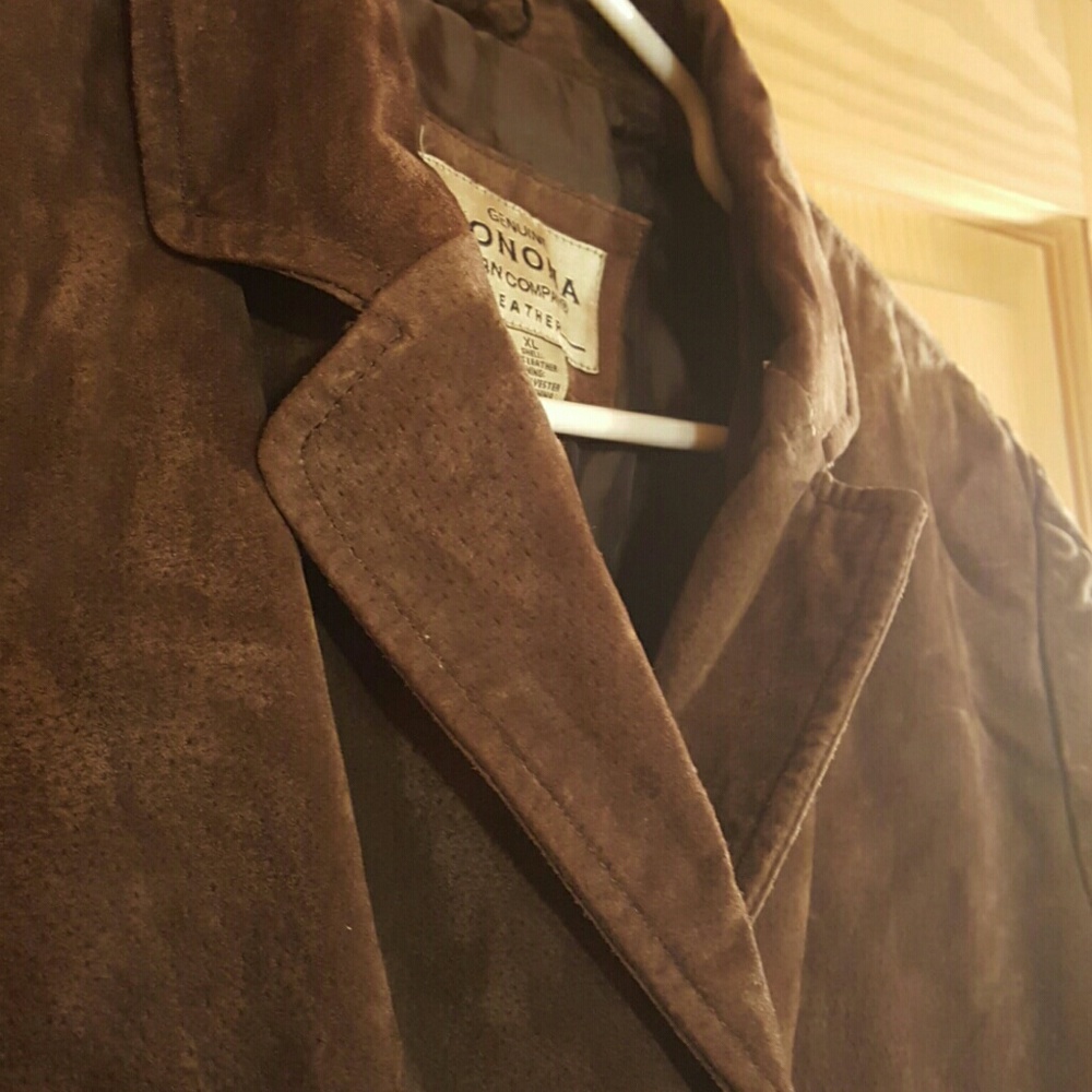Chocolate Brown Sonoma Suede Jacket