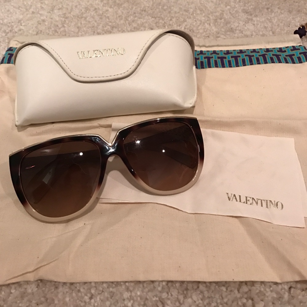 Valentino two toned brown sunglasses
