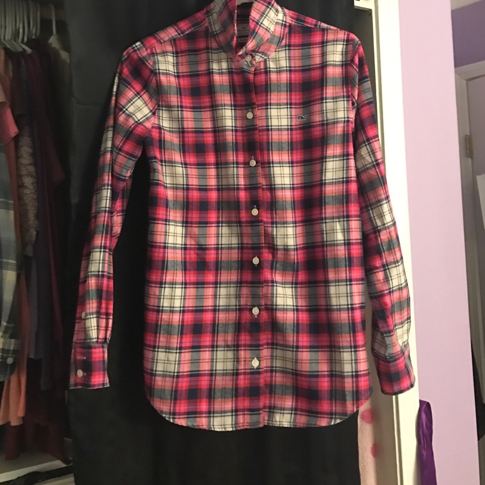 Cotton, plaid relaxed fit