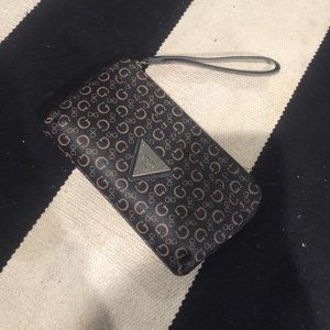 Guess Brand Used Once Large Wristlet