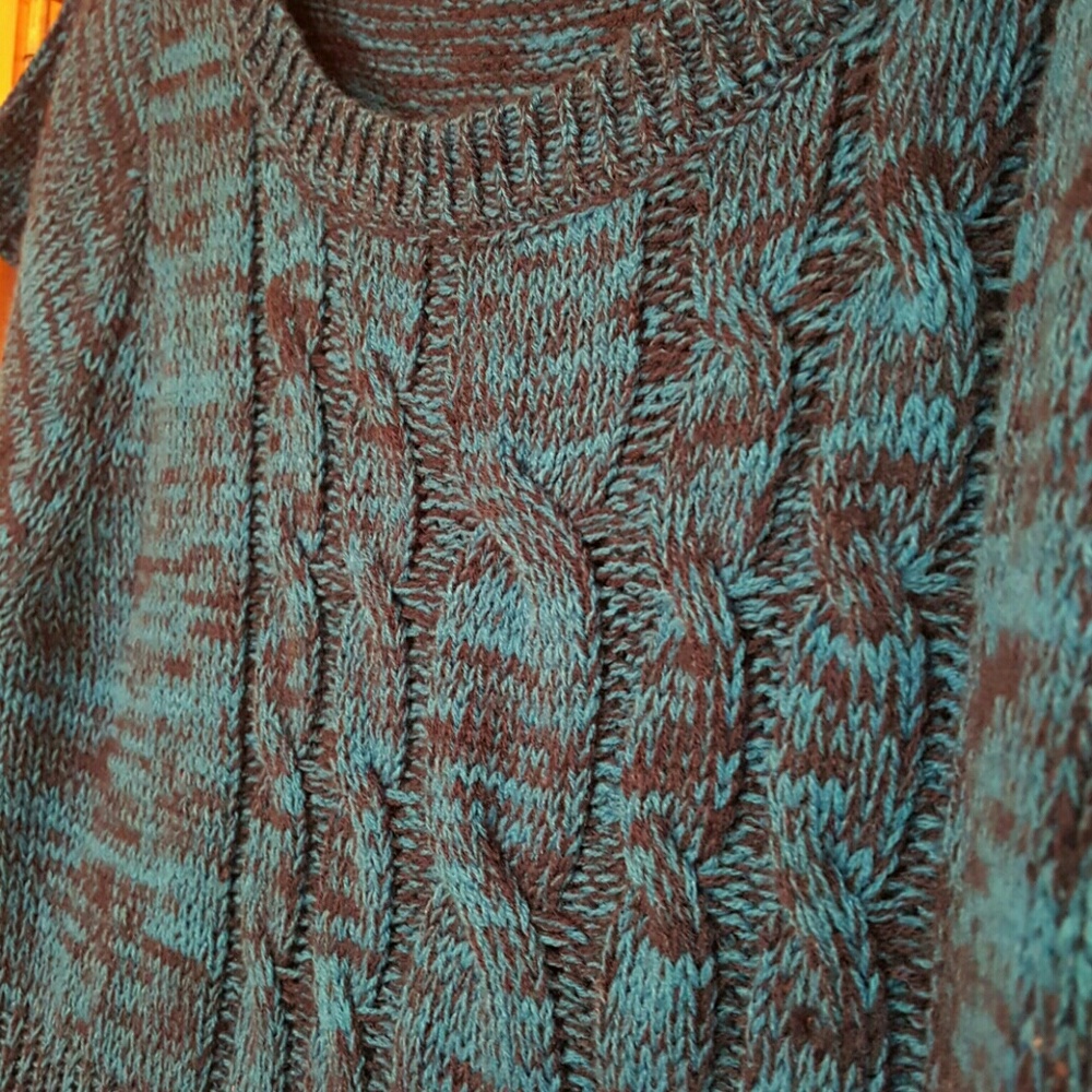 Blue Gradient Sweater Tunic