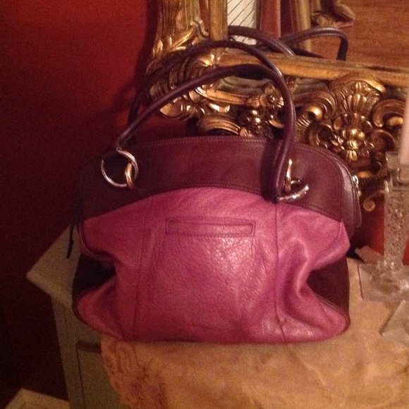 Light purple B Makowsky leather purse - Picture 2 of 4