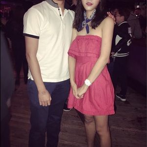 Free people strapless Jumpsuit