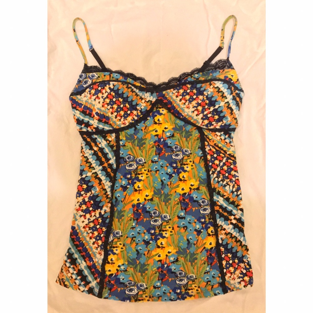 Anthropologie Printplay Camisole