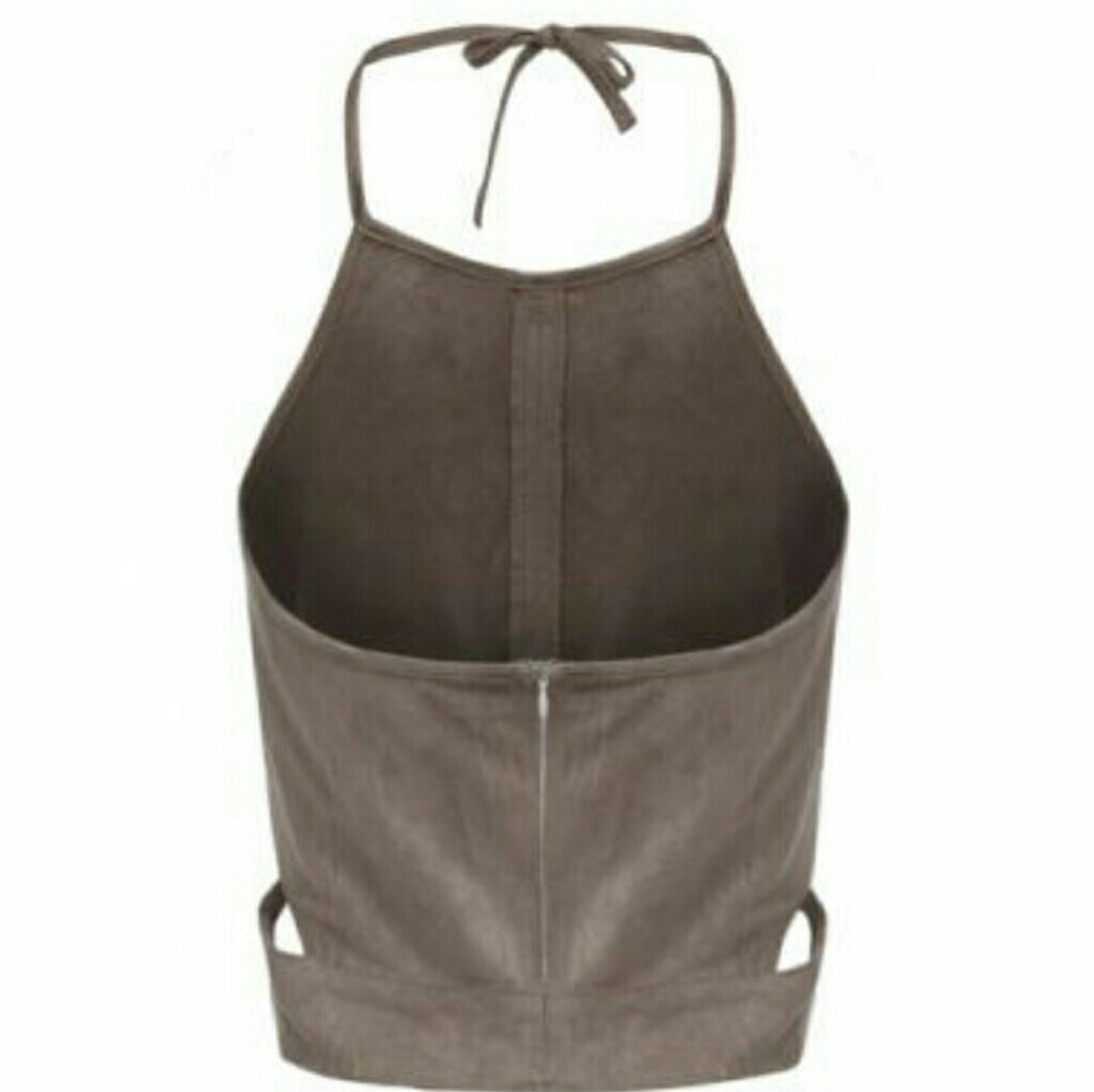 Tan Crop Top - Picture 3 of 4