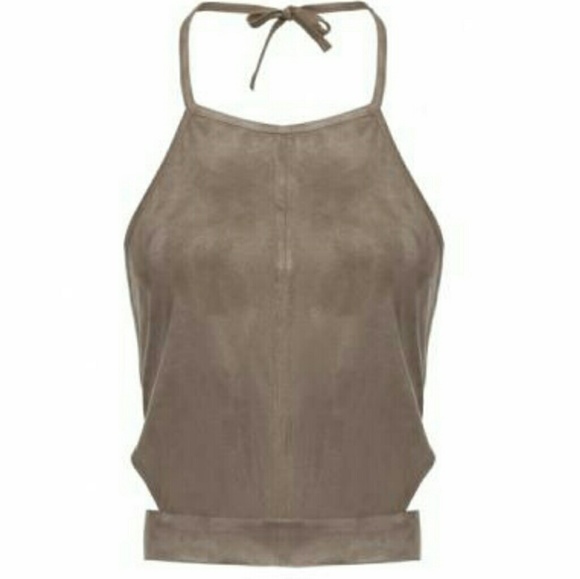 Tan Crop Top - Picture 2 of 4