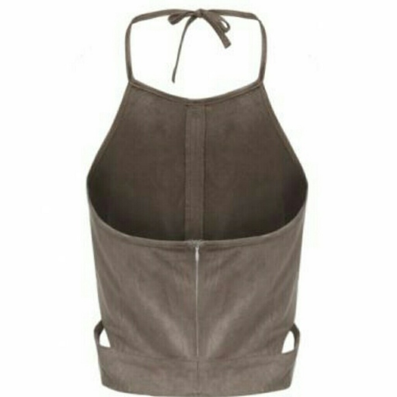 Tan Crop Top - Picture 3 of 4