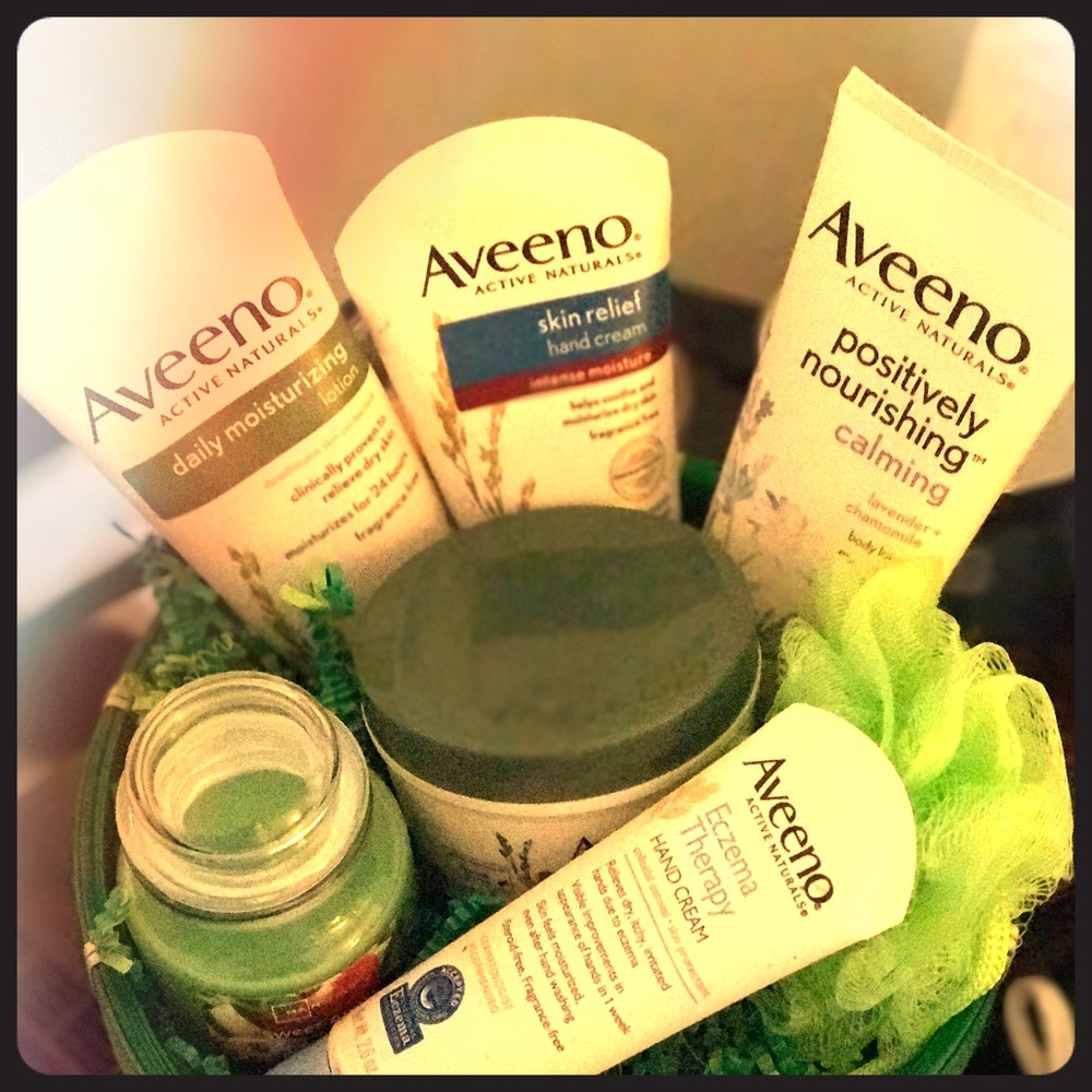 Aveeno SkinCare Gifted Basket🥂