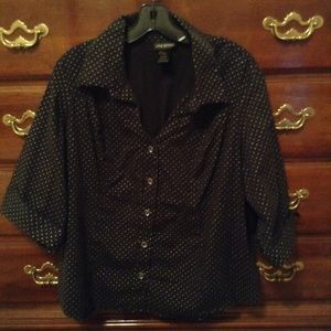 Classy polka dot blouse