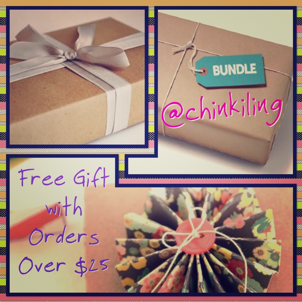 FREE GIFT when you Shop @chinkiling!