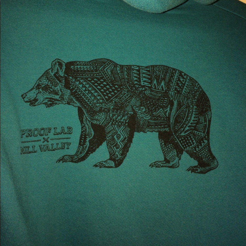 American Apparel Turquouise/Aqua hoodie