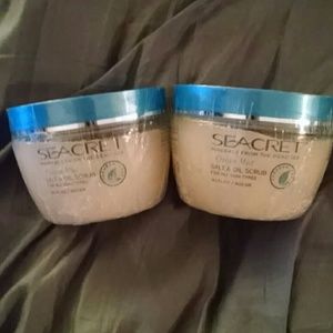 2 Seacret salt and oil scrub