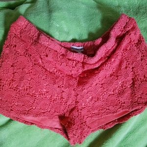 Aeropostale Lace Knit Shorts