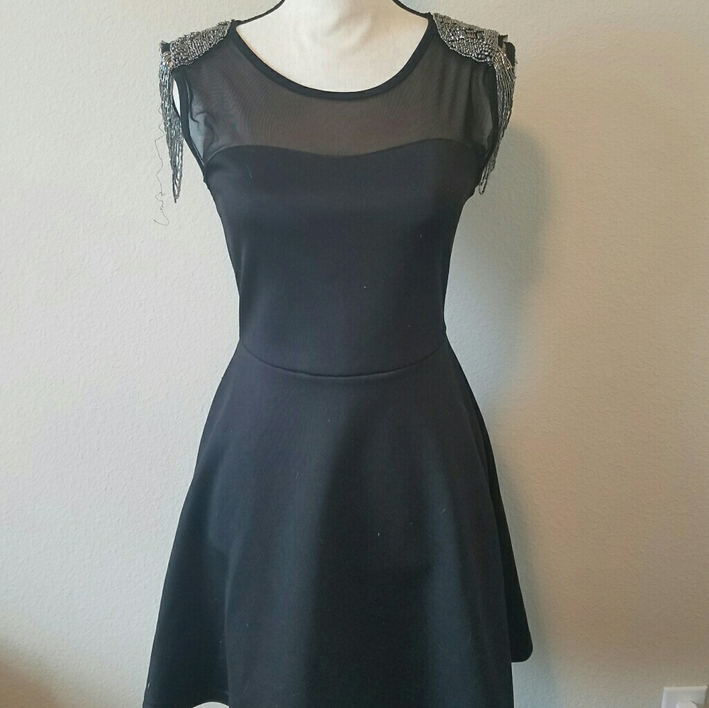 Forever 21 Black Skater Dress