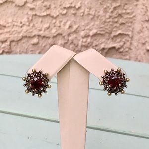 Barbara Bixby Garnet stud earrings