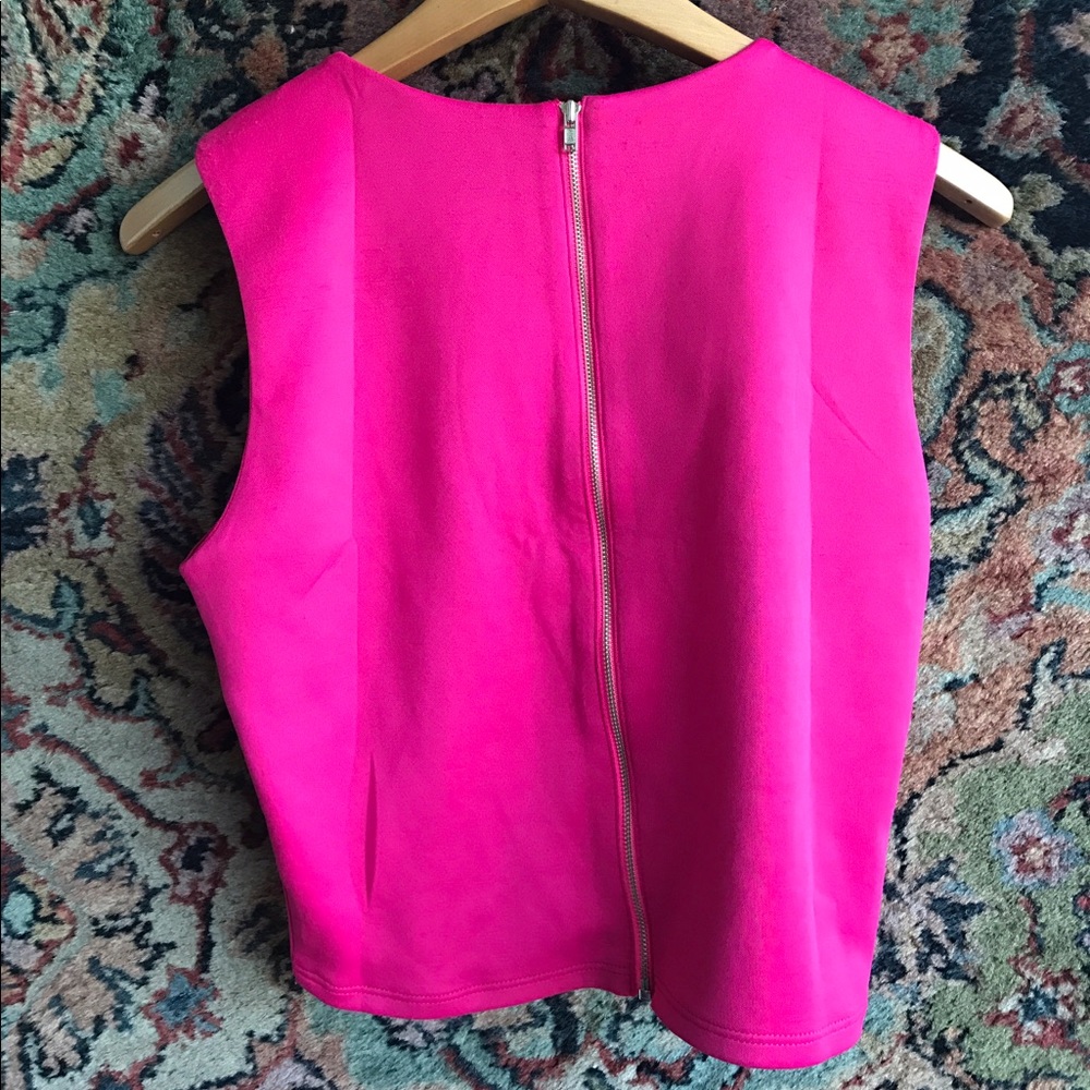 D.Ra OAK Crop Criss Cross Top w Zipper Anthropolog - Picture 5 of 8