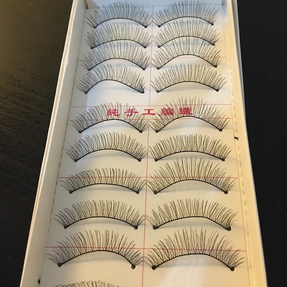 Other - False eyelashes fake eye lashes handmade natural
