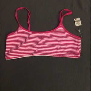 Pink Victoria's Secret sports bra size large