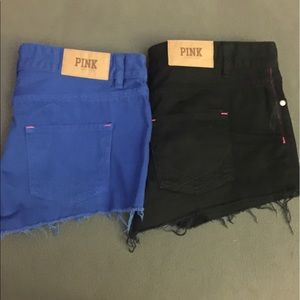 2 pair Victoria's Secret PINK shirts size 8