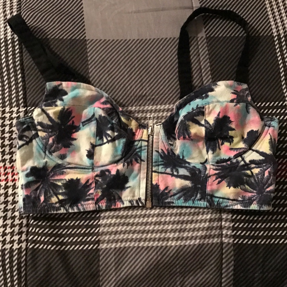 Palm tree bralette