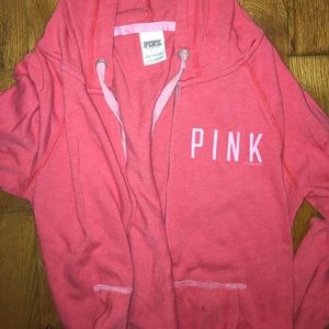 Like New VS Pink zip up hoodie