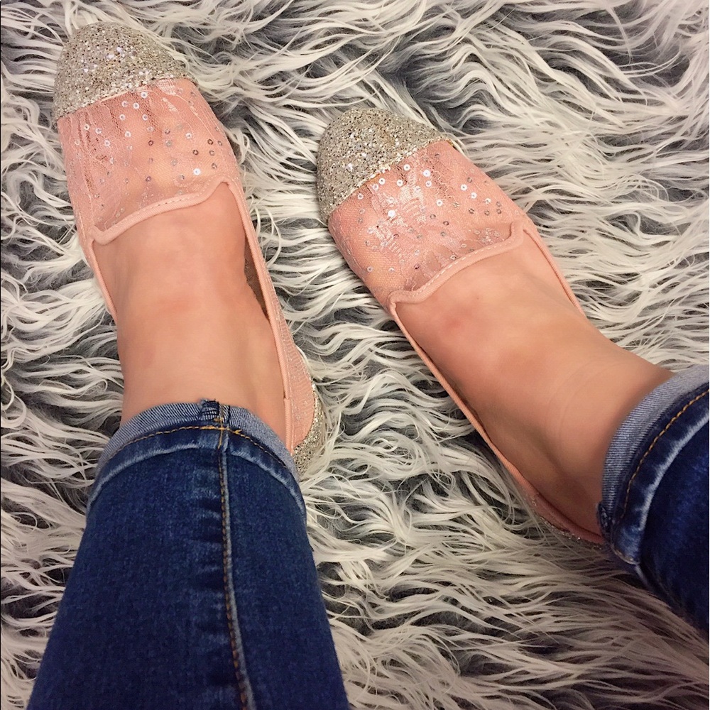 🎉✨New Silver Glittery Flats Great For Easter 🐣 - Picture 4 of 7