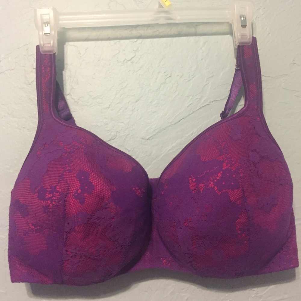 Lane Bryant Cacique 40DDD Bra Pink Purple