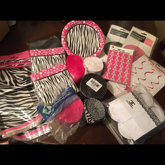 Chanel Party Supplies Themed Lot Poshmark