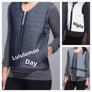 Lululemon Light Bright Vest 6 NIGHT RUNNER SAFETY