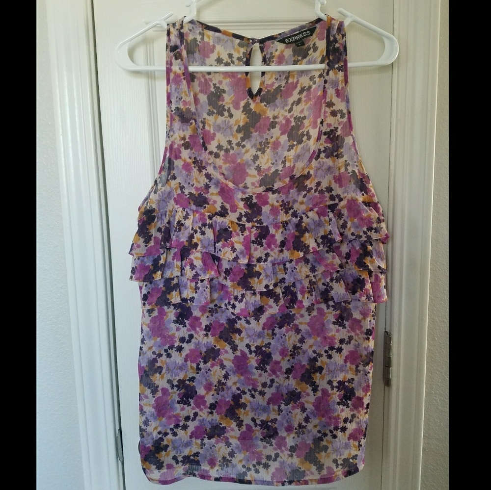 Express Ruffle Top